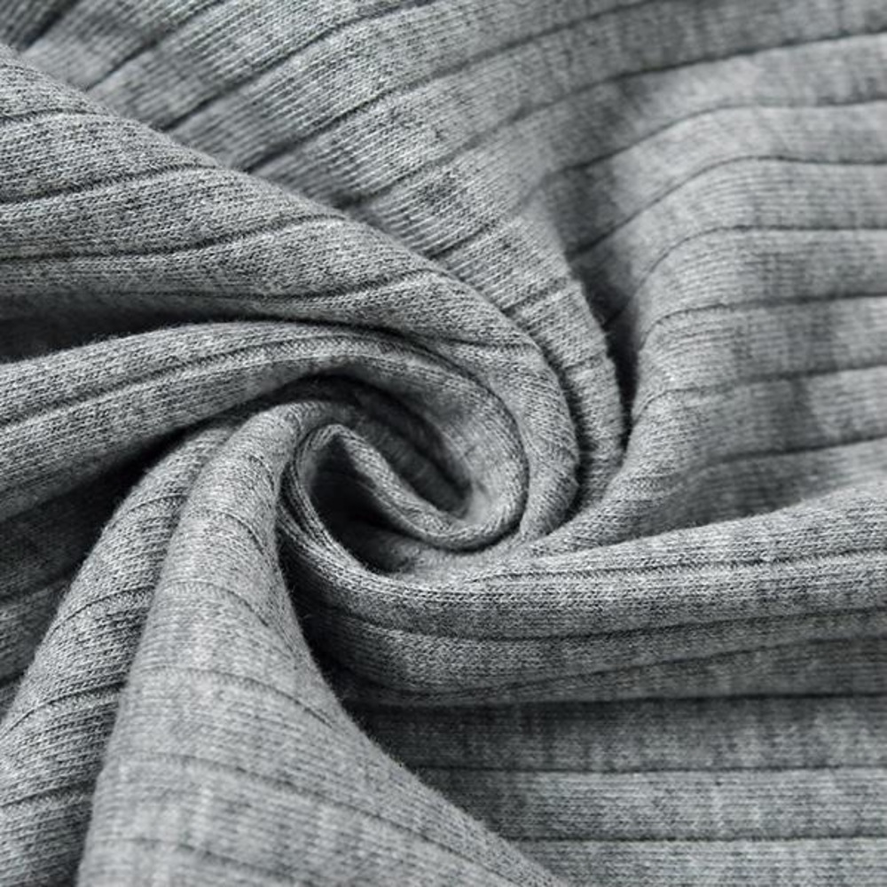 Gray Ribbed Sports Set - Picture 4 of 4